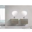 LED-Backlit Contemporary Mirrors Kit with Touch Sensor