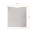 Mason 23.62 X 1.18 X 27.56 LED-Backlit Contemporary Mirror with Touch Sensor