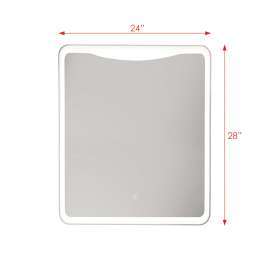 TLMM2428 Mason LED-Backlit Contemporary Mirror with Touch Sensor