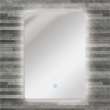 LED-Backlit Contemporary Mirror with Touch Sensor