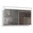 47.24 X 1.18 X 23.62 LED-Backlit Contemporary Mirror with Touch Sensor