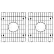 Bottom Stainless Steel Sink Grid Set for FUDC332010, FUDF332010, FUDH332010, FUDM331810, FUDR332010 Fireclay Kitchen Sinks
