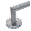 3-Piece Bathroom Accessory Kit Including a robe hook, a toilet paper holder, and a 24-in towel bar, in Brushed Stainless