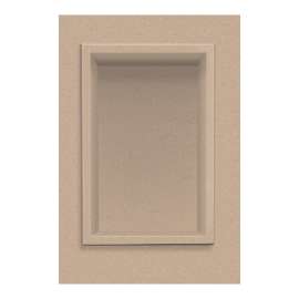 7-1/2-in x 11-in Recessed Shampoo Caddy in Sand Castle