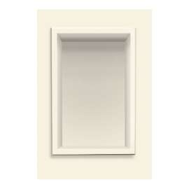 7-1/2-in x 11-in Recessed Shampoo Caddy in Biscuit