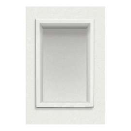 7-1/2-in x 11-in Recessed Shampoo Caddy in Matrix White