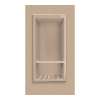 7-1/2-in x 15-in Recessed Shampoo Caddy in Sand Castle