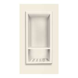 7-1/2-in x 15-in Recessed Shampoo Caddy in Cameo