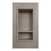 7-1/2-in x 15-in Recessed Shampoo Caddy in Matrix Dusk
