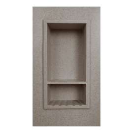 7-1/2-in x 15-in Recessed Shampoo Caddy in Matrix Dusk