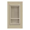 7-1/2-in x 15-in Recessed Shampoo Caddy in Matrix Sand