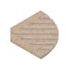 5-1/2-in Corner Soap Dish in Sand Castle