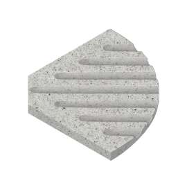 5-1/2-in Corner Soap Dish in Matrix Dusk
