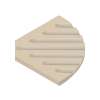 5-1/2-in Corner Soap Dish in Matrix Khaki