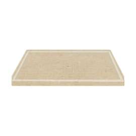 Solid Surface 60-in x 36-in Shower Base with Center Drain