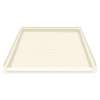 39.5 x 37.75 Solid Surface Barrier Free Shower Base with Collapsible Drain in Cameo