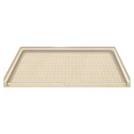 63.5 x 37.75 Solid Surface Barrier Free Shower Base with Trench Drain in Sea Shore
