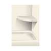 14-in x 14-in Solid Surface Wall-Mount Corner Shower Seat in Cameo