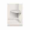 14-in x 14-in Solid Surface Wall-Mount Corner Shower Seat in Matrix Summit