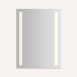 YM3040RCFPD3 Vitality 30-in x 40-in x 1-3/4-in Rectangle Lighted Mirror, Warm White