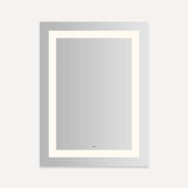 YM3040RIFPD3 Vitality 30-in x 40-in x 1-3/4-in Rectangle Lighted Mirror, Warm White