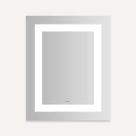 YM2430RIFPD4 Vitality 24-in x 30-in x 1-3/4-in Rectangle Lighted Mirror, Cool White