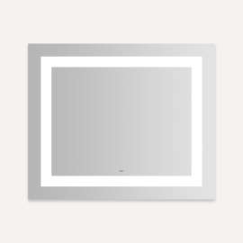 YM3630RIFPD4 Vitality 36-in x 30-in x 1-3/4-in Rectangle Lighted Mirror, Cool White