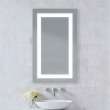 YM3630RIFPD4 Vitality 36-in x 30-in x 1-3/4-in Rectangle Lighted Mirror, Cool White