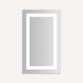 YM2440RIFPD4 Vitality 24-in x 40-in x 1-3/4-in Rectangle Lighted Mirror, Cool White