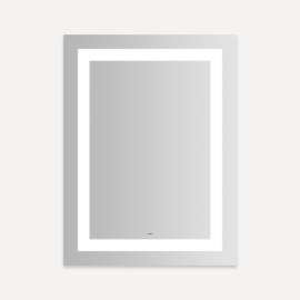 YM3040RIFPD4 Vitality 30-in x 40-in x 1-3/4-in Rectangle Lighted Mirror, Cool White