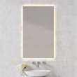 YM2440RGFPD3 Vitality 24-in x 40-in x 1-3/4-in Rectangle Lighted Mirror, Warm White