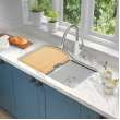 Aversa AUDD3120-M 31-in x 20-in All-In-One Undermount Kitchen Sink Kit