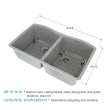 Aversa AUDD3120-17-KIT Radius All-In-One Undermount Kitchen Sink Kit