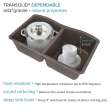 Aversa AUDE3219-12-KIT Aversa Radius All-In-One Undermount Kitchen Sink Kit