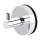 Cara CRH-PC Robe Hook, In Polished Chrome