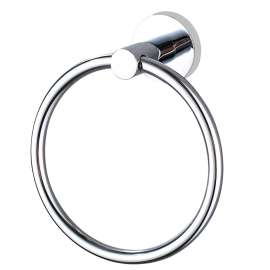 Cara CTR-PC Towel Ring, In Polished Chrome