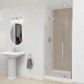 Elizabeth 33.5-in W x 76-in H Hinged Shower Door