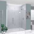 EHTF725247610C-T-PC Elizabeth 72.5-in W x 76-in H Hinged Shower Door in Polished Chrome with Clear Glass