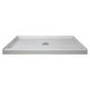 FL6034C-39 Linear Shower Base with Center Drain, Gray