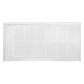 Linear FL6034L-31 60-in x 34-in Rectangular Alcove Shower Base with Left Hand Drain in White