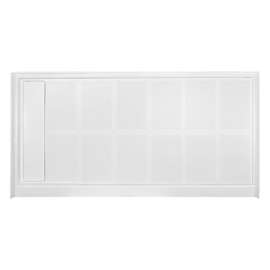 Linear FL6036L-31 60-in x 36-in Rectangular Alcove Shower Base with Left Hand Drain in White