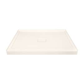 FLU3636C-32 Ultra Low Threshold 36-in x 36-in Single Shower Base With Center Drain in Cameo