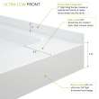 FLU3636C-31 Ultra Low Threshold 36-in x 36-in Single Shower Base With Center Drain in White