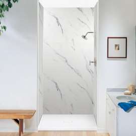FLU4834C-M Ultra Low Threshold 34-in x 48-in Single Shower Base With Center Drain 