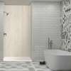 FLU4834C-32 Ultra Low Threshold 34-in x 48-in Single Shower Base With Center Drain in Cameo