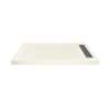 FSC6032R-02 60-in x 32-in Cast Solid Surface Shower Base With Right Hand Drain, Cameo
