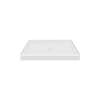 FSL3636C-01 36-in x 36-in Cast Solid Surface Low Profile Shower Base with Concealed Center Drain, White 
