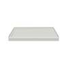 FSL4834L-87 48-in x 34-in Cast Solid Surface Low Profile Shower Base with Linear Concealed Left Hand Drain, Concrete 