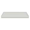 FSL6036R-87 60-in x 36-in Cast Solid Surface Low Profile Shower Base with Linear Concealed Right Hand Drain, Concrete 