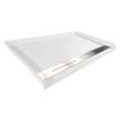 FTD6034-31 61.5-in x 35.5-in Trench Drain Shower Base, White